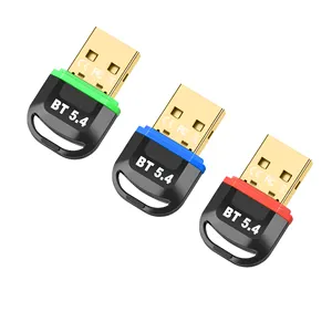 Bluetooth-Adapter für PC USB Bluetooth 5.4 Dongle Bluetooth-Empfänger für Lautsprecher kabellose Maus Tastatur Audio-Sender