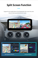 Autoradio Qualcomm 665 avec CarPlay sans fil et Android 14 pour Mercedes Classe E W212 2009-2016 avec garantie d'un an