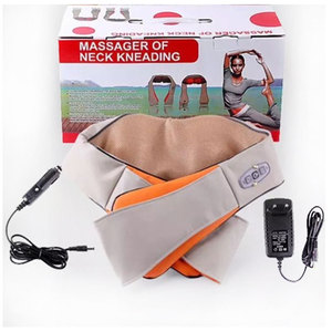 Masajeador de espalda y cuello con cinturón <span class=keywords><strong>Shiatsu</strong></span> vibratorio y cómodo de fácil uso para hombro - Product Image 4