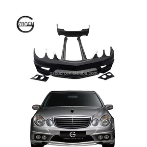 ชุดแต่งกันชนรถยนต์สำหรับ Mercedes-Benz <span class=keywords><strong>W211</strong></span> E-Class <span class=keywords><strong>Facelift</strong></span> ชุดแต่ง WALD ทำจาก FRP กันชนหน้าพร้อมกระจังหน้า กันชนหลัง - Product Image 1