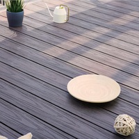 Planche de terrasse en composite WPC imperméable et antidérapante pour l'extérieur, revêtement de sol pour piscine, terrasse en bois-plastique multicolore pour patio et bord de piscine