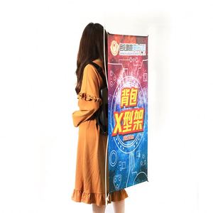 Cheapest Outdoor Retractable <strong>Adjustable</strong> Promotional Mobile Banner Advertising Walking Flag Backpack - Product Image 1