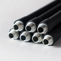 Tube flexible en acier recouvert de silicone multicolore, en forme de col de cygne, pour lampes de table, luminaires, support de microphone, boîte en carton