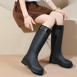 <span class=keywords><strong>Bottes</strong></span> <span class=keywords><strong>de</strong></span> <span class=keywords><strong>pluie</strong></span> montantes résistantes à l'usure <span class=keywords><strong>de</strong></span> camping à la mode <span class=keywords><strong>de</strong></span> haute qualité pour femmes - Product Image 3