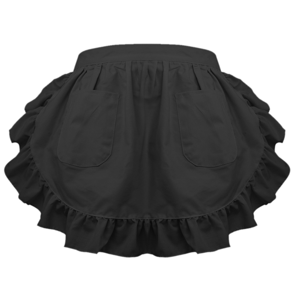Black ruffles