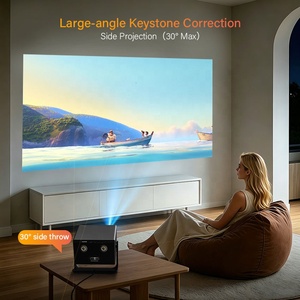 Le premier projecteur au monde avec système VIDAA-TV, projecteur extérieur 4K WiFi intelligent avec commande vocale, mise au point automatique, cinéma maison au plafond - Product Image 3