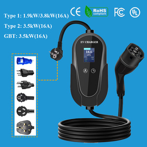<span class=keywords><strong>3</strong></span>.5KW VSE 5เมตร16A เทสลาบายด์<span class=keywords><strong>3</strong></span>กิโลวัตต์เครื่องชาร์จแบบพกพาที่ดีที่สุด EV สถานีชาร์จมือถือสำหรับรถยนต์ไฟฟ้า - Product Image 4
