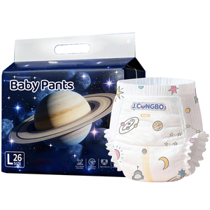 무료 샘플 OEM 부직포 통기성 3D 새지 않음 슈퍼 흡수 일회용 기저귀 - Product Image 1