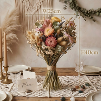 Buket Bunga Kering Langsung dari Pabrik, Dekorasi Bunga Pernikahan Vintage Rustic