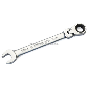 6/32mm <strong>Combination</strong> <strong>Wrench</strong> <strong>Set</strong> Chrome-Plated Steel Flexible Ratchet for Industrial Use Customizable OEM Support - Product Image 1