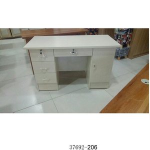 Escritorio de Oficina Moderno con Gabinete de Almacenamiento de Madera, Diseño Contemporáneo para Oficina en Casa, Independiente 37692-111 - Product Image 4