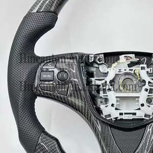 Volant de direction en cuir perforé en fibre de carbone pour Honda Acura Tlx, produits populaires - Product Image 4