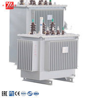 Transformateur de puissance immergé dans l'huile, hermétiquement scellé, à enroulement en cuivre, 20 kV 100 kVA, transformateur électrique