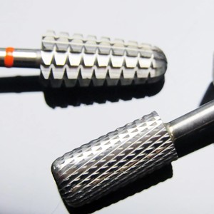 Brocas de taladro para uñas de alta calidad, con punta ovalada y barril grande, plateadas F <span class=keywords><strong>M</strong></span>, para eliminar gel, para taladro eléctrico de salón de belleza - Product Image 3