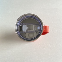12oz 16oz 24oz tasse à café portable de voyage isotherme sous vide à double paroi en acier inoxydable gobelet à lait avec poignée couvercle en paille