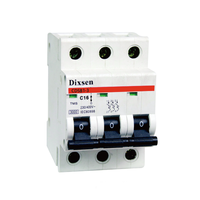 Disyuntor en miniatura MCB, disyuntor 2P 10a, C45, 2, 1, 2