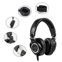 D98 Professional Studio DJ Casque Casque de surveillance stéréo supra-auriculaire pliable pour