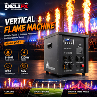 Lance-flammes professionnel à tête unique, machine à effets de feu de scène, projecteur de flamme verticale, canon à jet pour spectacle de stade