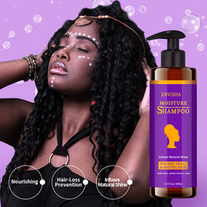 Shampoing professionnel au beurre de karité, shampoing végétalien Anti-casse pour cheveux bouclés pour <span class=keywords><strong>Afro</strong></span> cheveux secs abîmés, vente en gros - Product Image 2