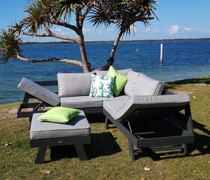 Conjunto <span class=keywords><strong>de</strong></span> Sofá y Comedor para Jardín, Muebles <span class=keywords><strong>de</strong></span> Ratán, Sofá <span class=keywords><strong>Real</strong></span> para Jardín, Conjunto <span class=keywords><strong>de</strong></span> Sofá para Exteriores, Muebles Modernos para Exteriores - Product Image 1