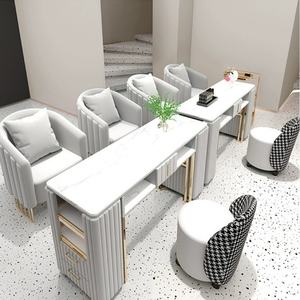 Productos de Venta Caliente Zxm, Mesa de Manicura Profesional de Lujo para Salón de Belleza, Mesa para Técnicos de Uñas - Product Image 4