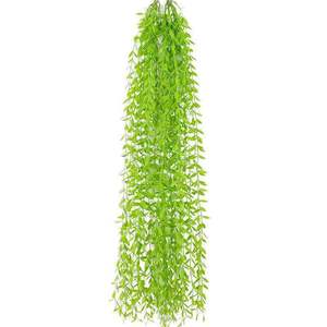 Drea พวงมาลัยไอวี่เทียมสำหรับตกแต่งบ้านและสวน, เถาวัลย์ใบไม้สีเขียว - Product Image 4
