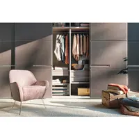Hot Sale europäischen Stil modernen Schrank Schlafzimmer Kleider schrank benutzer definierte Farben Holz Kleider schrank Kleidung Veranstalter