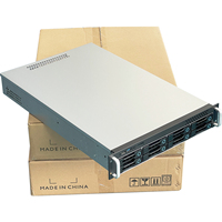 Casing Rak Server Penyimpanan Hard Disk NAS ZhenLoong 2U 8 Bay Hot Swap dengan Backplane Mini SAS SATA 12Gb SFF8643