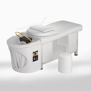 Lit de massage thaïlandais de luxe pour salon de beauté, lit de shampoing pour spa capillaire - Product Image 4