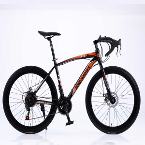 Nuevo en stock Barato Acero 52cm Roadbike <span class=keywords><strong>Bicicleta</strong></span> 14 Speed Road Bike para hombres Ciclismo Road con marco <span class=keywords><strong>de</strong></span> aluminio - Product Image 3