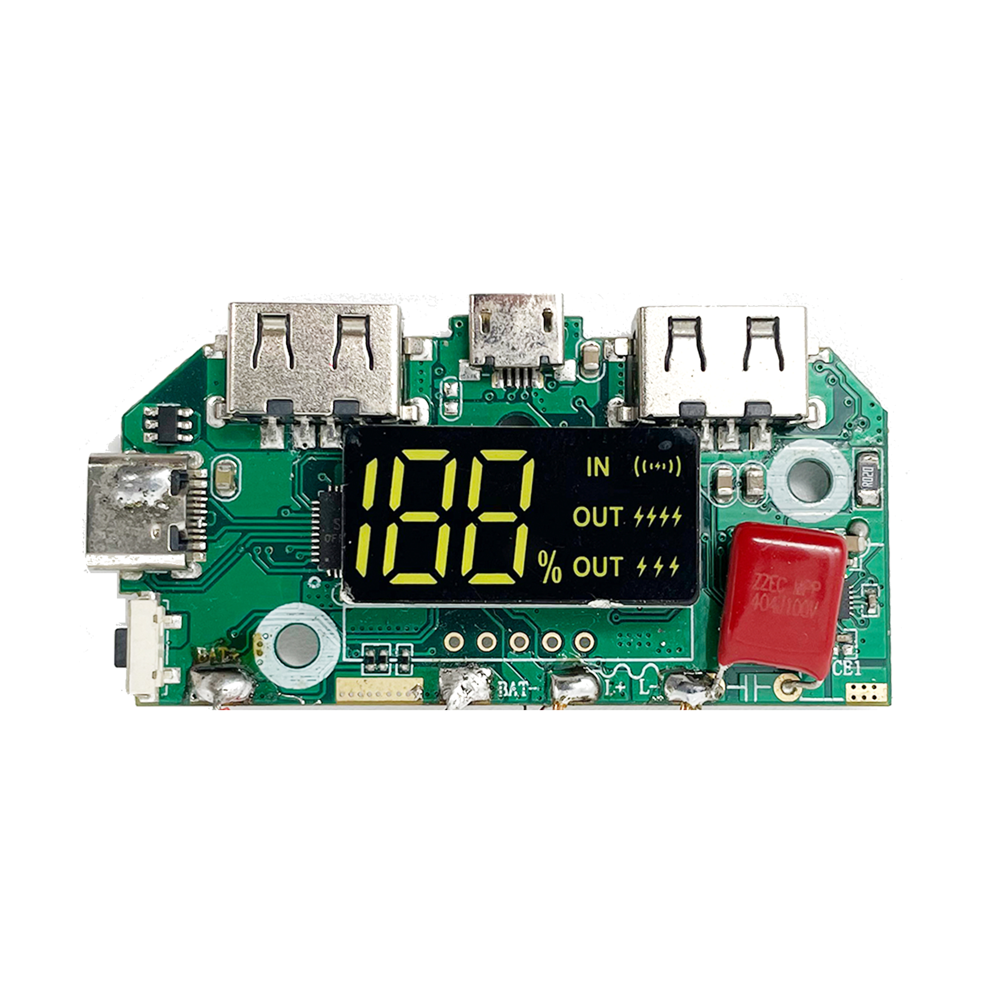 10000 mAh Power Bank Pcb Circuit Board Dual USB 5V 2.1A 1A Mobile Power Bank Wireless Charger PCB Board Boost Step Up Module