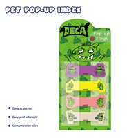 Étranges notes autocollantes pop-up US Monster PET, 6 motifs de dessins animés, marque-pages, étiquettes, 20 feuilles personnalisables |   Recruter