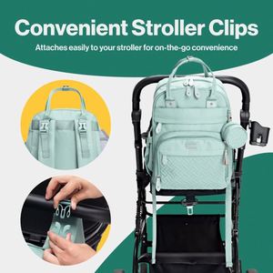 Sac à langer pour femme grande capacité, échantillon gratuit. Les sacs à langer ont de multiples utilisations pour un bébé garçon ou fille. - Product Image 3