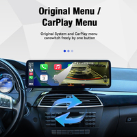 ZWNAV 14,9 pouces LINUX OS Auto Apple CarPlay Multimédia pour Mercedes Benz Classe C 2011-2014 – Unité centrale de navigation GPS et écran de mise à niveau