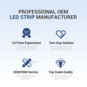 Barre lumineuse LED RGB+CCT en aluminium DC24V 3030 avec lentille 160 °   Bande large, découpable, pour lettres lumineuses et éclairage de signalisation - Product Image 3