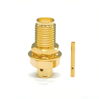 Kit de Conector Coaxial RF SMA-KYB3A Hembra, 50 Ohm, 10MHz-18GHz, Latón Niquelado, Cable de Prueba de Señal