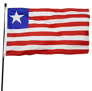 3X2 FtThe Republic of Liberia bandiere nazionali con 3X2 piedi