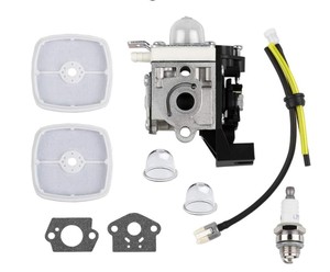 Kit de mise au point de carburateur pour Echo SRM-<span class=keywords><strong>225</strong></span> PAS-<span class=keywords><strong>225</strong></span> GT-<span class=keywords><strong>225</strong></span> PE-<span class=keywords><strong>225</strong></span> coupe-herbe avec filtre à air ligne de carburant RB-K93 carburateur - Product Image 2