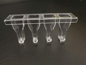 मिनी सेमी स्वचालित कोगुलोमीटर क्यूवेट ओएम पी पारदर्शी प्रयोगशाला अनुसंधान 350*2 (गेंदों के साथ) रेफ 115 088 71400 C2000-2-B - Product Image 2