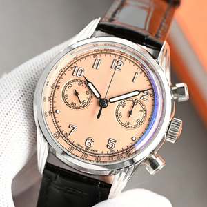 Montre de plongée haut de gamme pour homme, bracelet en acier inoxydable motif crocodile, mouvement mécanique automatique, design simple et original - Product Image 4