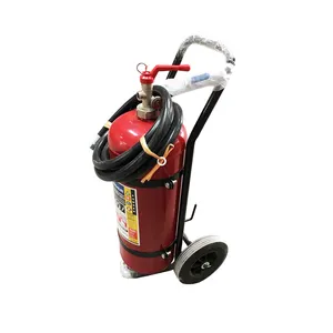 New product Manufacture ABC dry chemical 25kg wheeled dry powder fire extinguisher