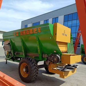 Esparcidor de Compost Hidráulico Huifu de Alta Eficiencia, Tolva de 10 m, Ancho de Esparcimiento de 6-16 m, Potencia de 90 HP para Fertilizante de Estiércol Agrícola - Product Image 2