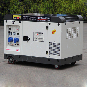 เครื่องกำเนิดไฟฟ้าแบบเงียบ ระบายความร้อนด้วยอากาศ สองสูบ 10kw 10kva 12kw 12 กิโลวัตต์ รุ่น BS12000DSE ชุดเครื่องกำเนิดไฟฟ้า 10kw รุ่น BS12000DS - Product Image 1
