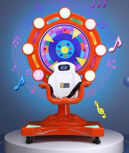 Machine de jeu à monnayeur avec éclairage LED coloré, type Grande Roue à rotation 360 degrés, pour enfants, vente en gros - Product Image 6