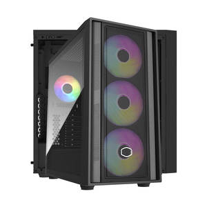 <span class=keywords><strong>Cooler</strong></span>-<span class=keywords><strong>Master</strong></span> Box600l Nouvelle version saisonnière ATX Mid Tower PC Case Back-Mounted MB Panneau avant perforé Double ordinateurs de jeu - Product Image 1