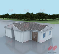 Villa de Luxe Préfabriquée en Acier à Installation Rapide pour Chambre et Salle de Bain - Excellent Service Clientèle Usine