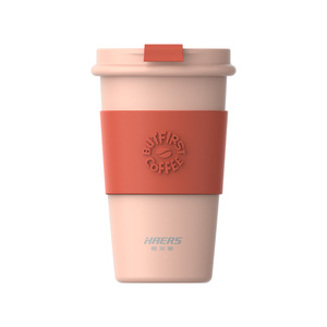 Haers 2024 <strong>Reusable</strong> Bpa Free Portable Coffee <strong>Cup</strong> With Handgrip Drinking Juice Water Coffee <strong>Cup</strong> With Lid - Product Image 3