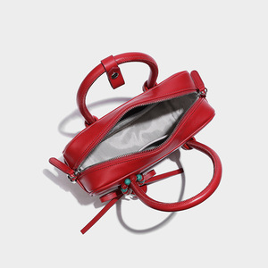 Women's High-End Heartbeat Zipper <b>Waterproof</b> Handbag Red Bridal One-Shoulder Crossbody <b>Pillow</b> Bag Animal Print Tanjing - Product Image 4