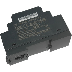 Fuente de Alimentación CA Portátil Meanwell Autorizada HDR-30-48 de 30W 48V con Salida Única y Voltaje Ajustable para Pruebas - Product Image 1