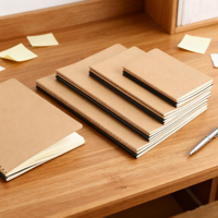 Großhandel Vintage genähte leere linierte Papier Little A6 Kraft papier Grundschule Notizbuch